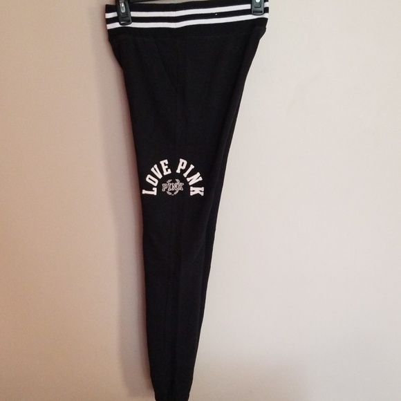 PINK Victoria's Secret Pants - PINK VS  black jogger pants